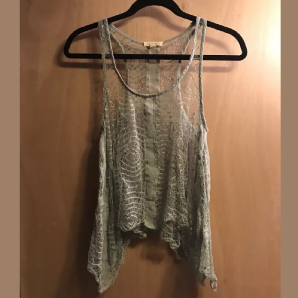 Silence + Noise Lace Tank Top